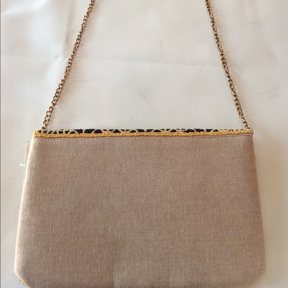 Francesca’s Beaded black yellow and white purse - Picture 5 of 5